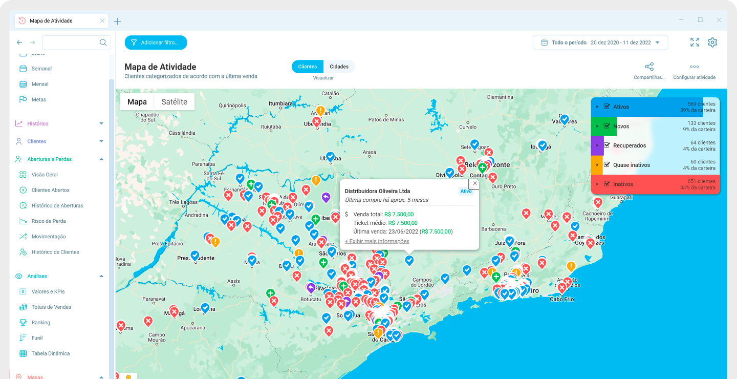 Mapas interativos